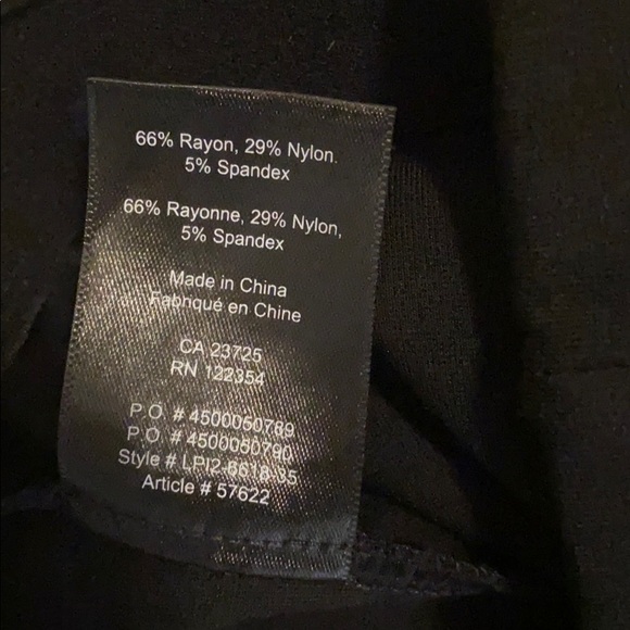 Talula black pull on pants - Picture 4 of 4